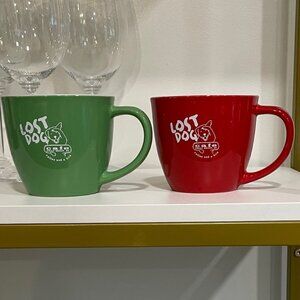 Lost Dog Cafe Folly Beach coffee mugs